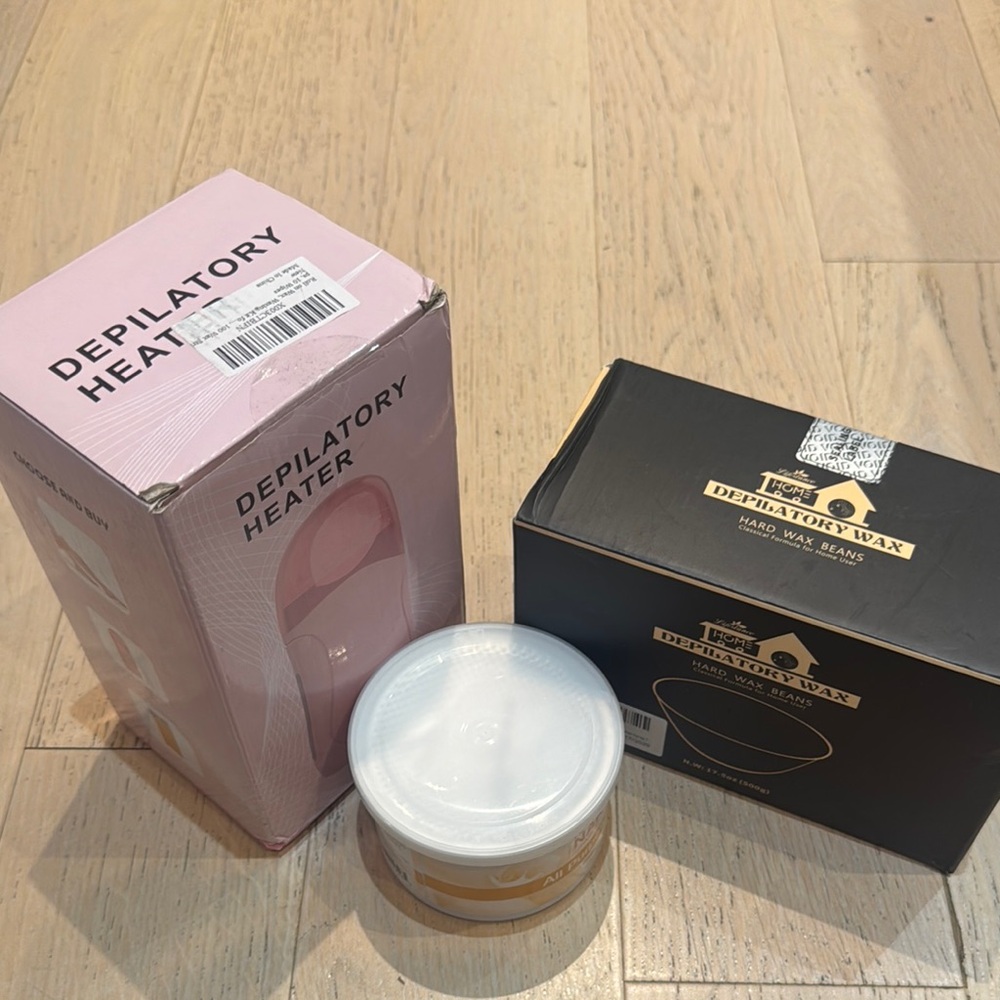 Depilatory Heater and Hard Wax Beans Set $70 value!